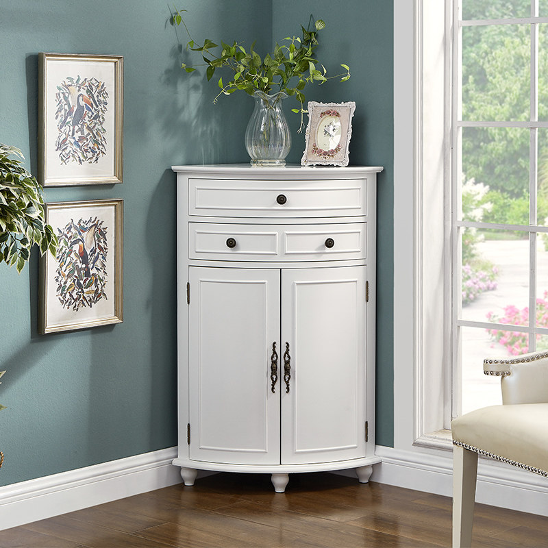 美式实木角柜子墙角小型拐角柜客厅转角储物收纳柜三角形靠墙白色,个性定制/设计服务/DIY,明信片定制,淘宝优惠券,粉丝福利购,淘宝优惠卷