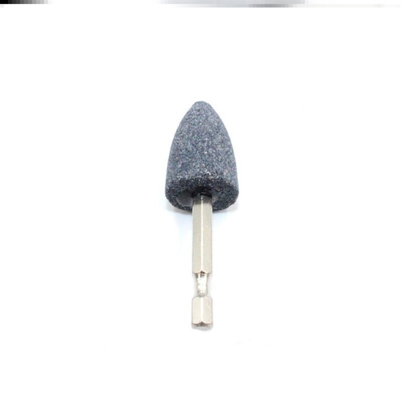 六角柄棕刚玉磨头 l各类金属打磨  电钻打磨抛光头 铁器砂轮磨头