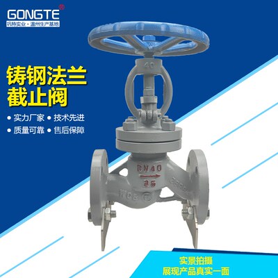 法兰铸钢截止阀J41H-16C25C40C64C100C160250C焊接J61H/Y手动电动