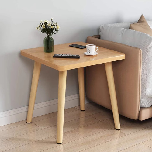 简易家用实木腿阳台茶桌沙发床头