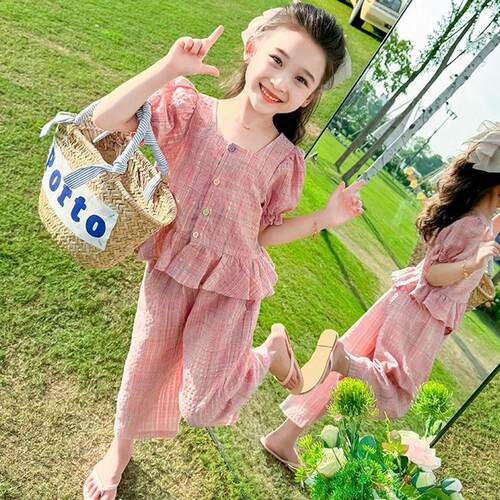 女童套装夏装2024新款小