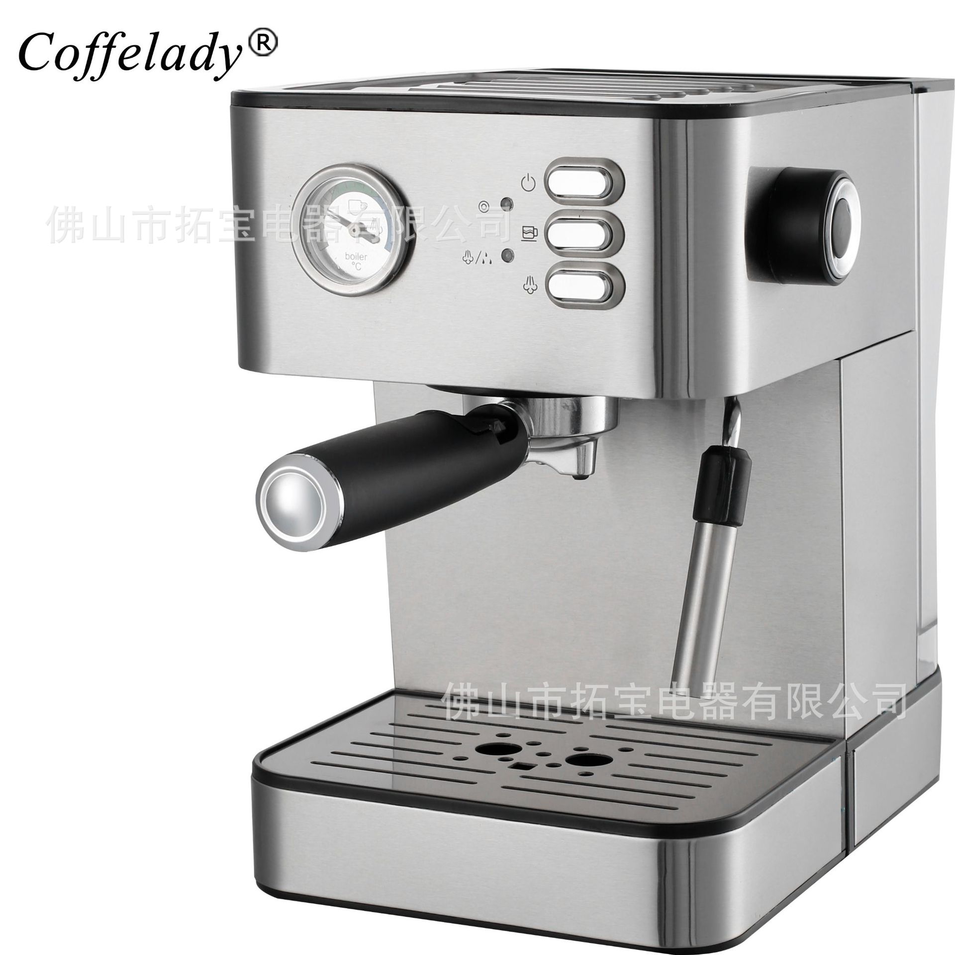 Coffelady  20bar 多功能半自动意式咖啡机 高压蒸汽打奶泡浓缩式