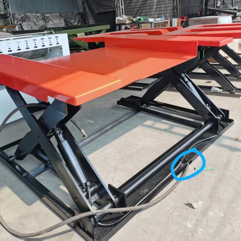 电动液压升降平台1吨2吨装卸提升机下沉台面免基坑剪叉式升降机