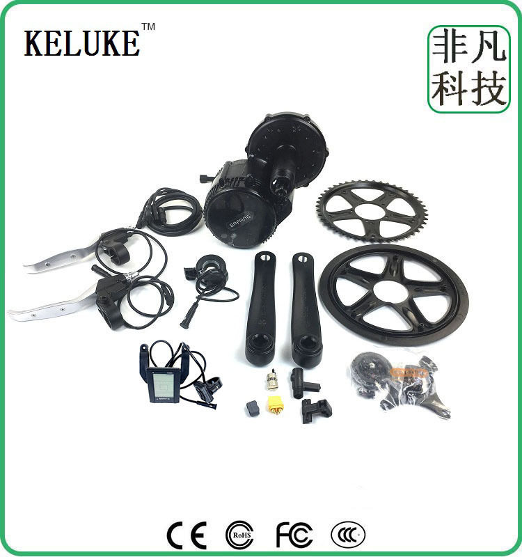 自行车改装电动助力套件bafang八方中置电机48V500WC965黑白竖屏