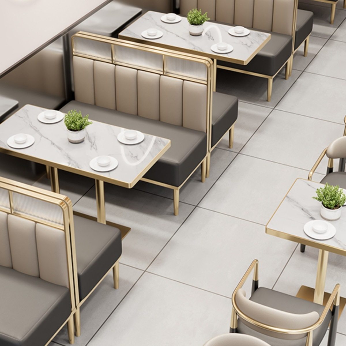 2026餐厅饭店卡座沙发轻奢咖啡厅网红火锅店茶餐厅烤鱼店桌椅组合