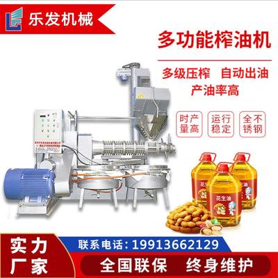 葵花籽螺旋榨油机油坊220大型菜花SIZ生炸籽油商用机自动榨全油机