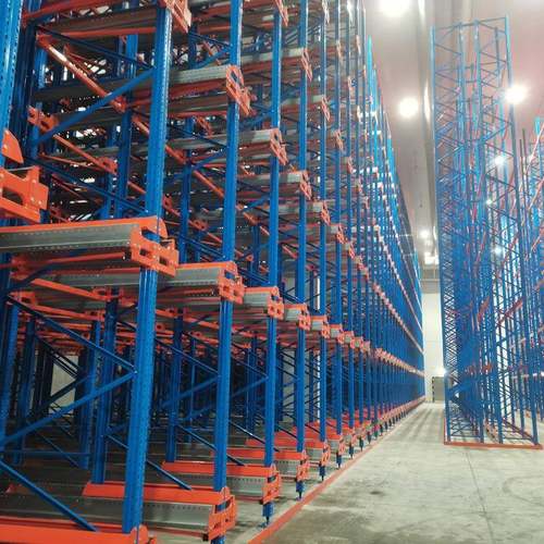 冷库智401能穿梭式货架冷链物流自动化体立库货架储穿车梭货架仓