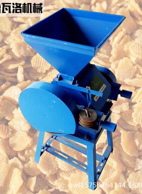 小麦豆粮食电大动轧NCO扁机机 五谷杂粮挤扁机 燕麦片扁压压豆扁