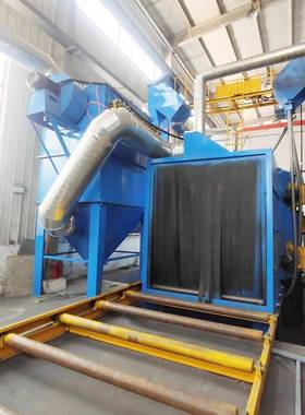 通过式抛丸清理设刺备 锈去氧通过式抛化皮强去毛增加疲劳度 产除