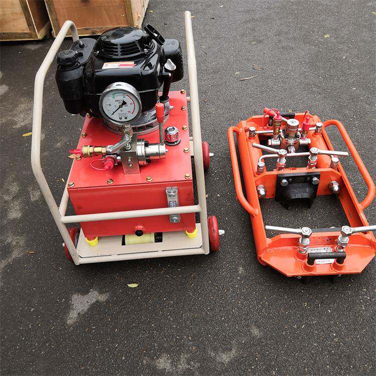 轨道轨工程GT-160型液压钢轨推瘤机 铁钢钢Y轨路焊缝推溜器