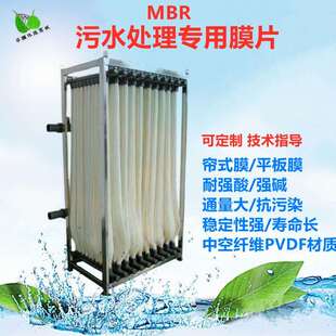 MBR膜生活污水处理设备PVDF材质中空纤维膜组件帘式膜生物反应器