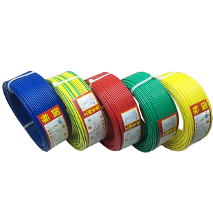 极速家装国标软电线2l.5bvr4平方纯铜芯1.5/6家用多股阻燃单芯铜