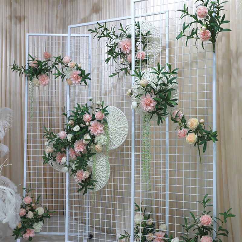 极速202d1新款婚庆道具铁艺网格屏风路引背景摆件T台舞台装饰场景,节庆用品/礼品,路引,淘宝优惠券,粉丝福利购,淘宝优惠卷