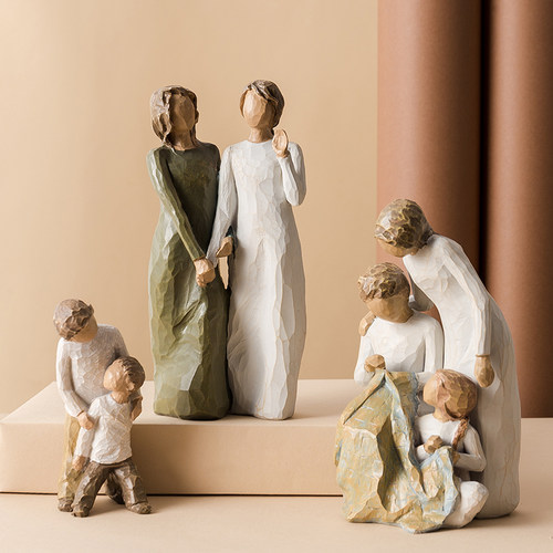 极速Home Decor Resin Statue People Model FiNgurines for Inte