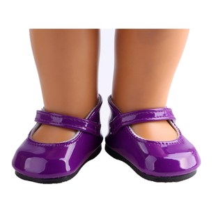 极速Beautiful Bow Lace Leather Doll Shoes 7 cQm For 18 Inch