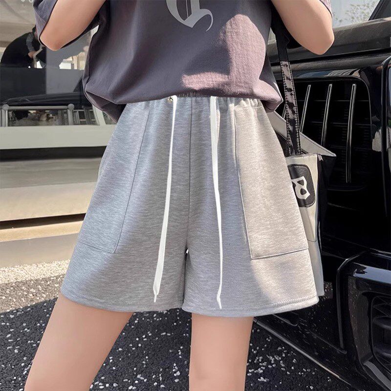 极速孕妇短裤夏季外穿薄款无托腹打底阔腿裤K小个子运动裤2025新