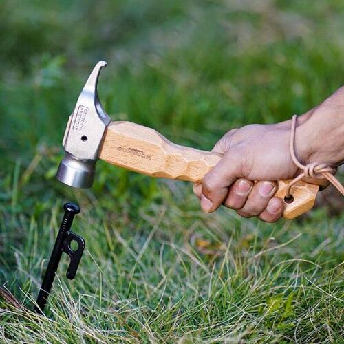 新品Copper Non Sparking tHammer Wood Handle Easy Carry Safet