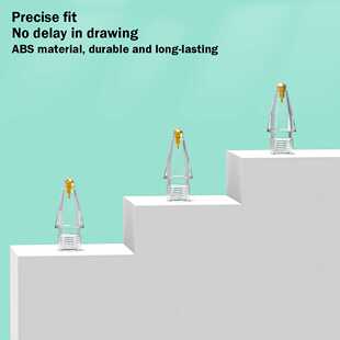 极速12pcs Pencil Tip Spare Nib Replacement TiPp ABS Transpar