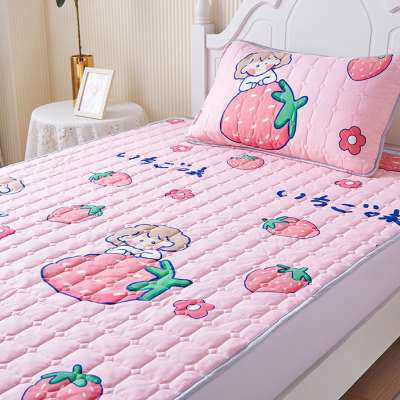 极速床垫软垫儿童床褥子幼儿园保护垫子薄垫褥防滑U学生12米单人