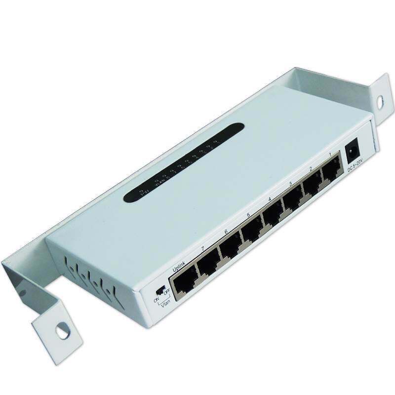 极速起光通讯f 弱电箱光纤箱模块8口1000M千兆百兆网络交换机竖装