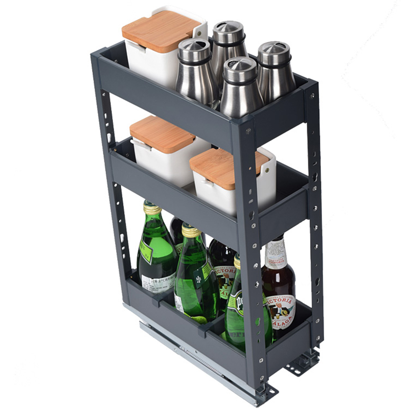 极速浅拉篮300深调味篮200窄小橱柜拉拦25K0调味拉蓝350厨房抽屉