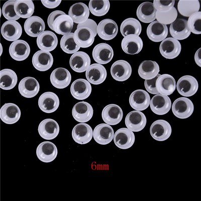 极速100 PCS 5hmm/6mm/7mm Not Self-adhesive Dolls Eye For Stu