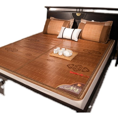 极速夏季竹席凉席1.8pm1.5/2米床双面折叠可水洗单人学生宿舍藤凉