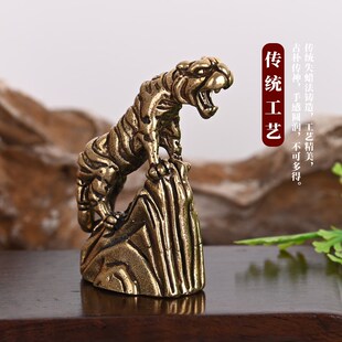 极速气吞山河生肖老虎摆件招财新中式仿古客厅玄关办W公室车载动
