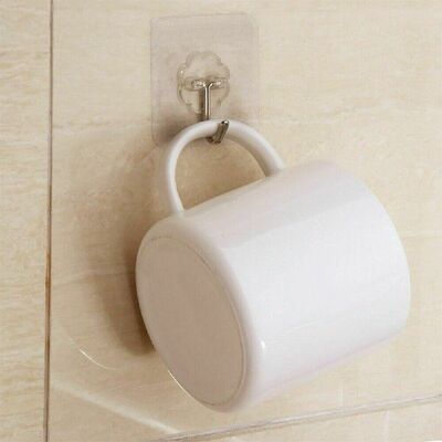 极速20X Strong Transpparent Suction Cup Sucker Wall Hooks Ha