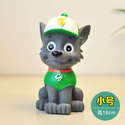 极速男孩儿童卡通生日q礼物队狗狗存钱罐存钱筒创意防摔大号