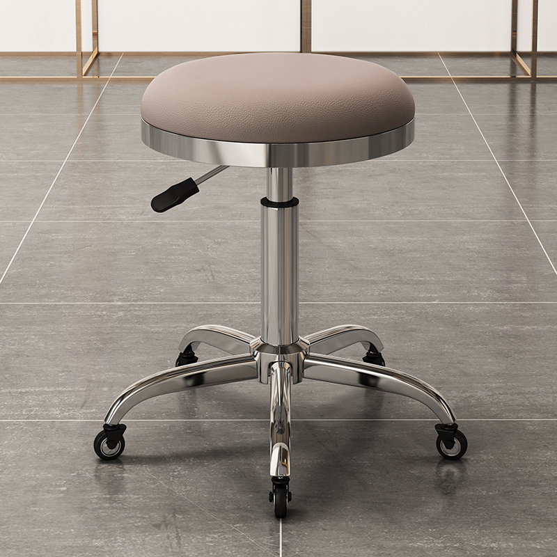 极速大工凳升降圆凳子旋转滑轮理C发店师傅凳化妆凳发廊专用美甲