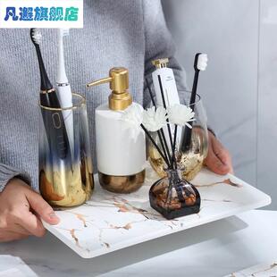 极速矽藻泥吸水凉k垫洗手台洗漱垫矽藻土杯垫小洗漱台防水垫肥皁