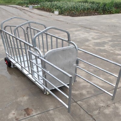 极速猪笼子猪场用称猪笼周转装猪小D猪运送车小型快运S养殖笼运转