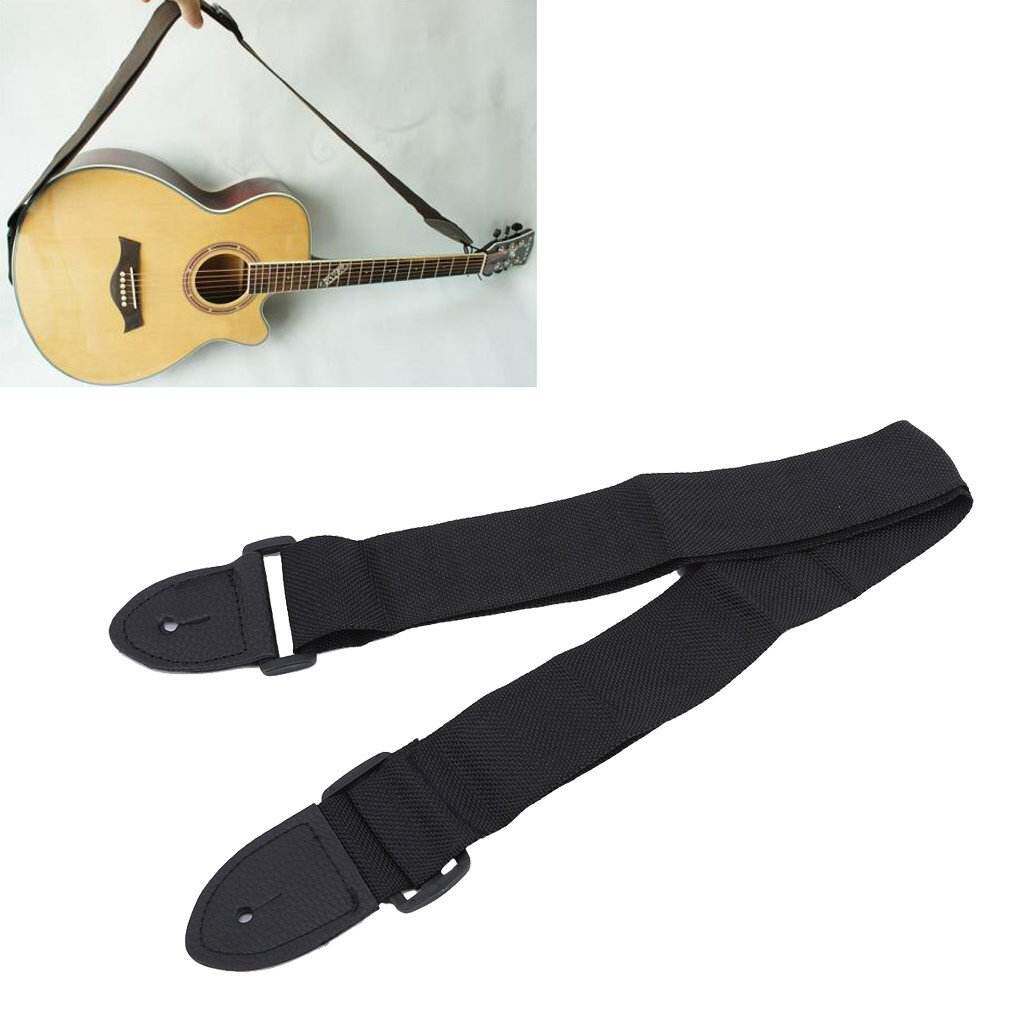 极速Guitar Strap Leapther Head Adjustable Shoulder Strap For
