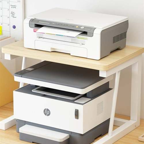 极速小型办公家用桌面上印表机置物架多功L能收纳整理架多层复印