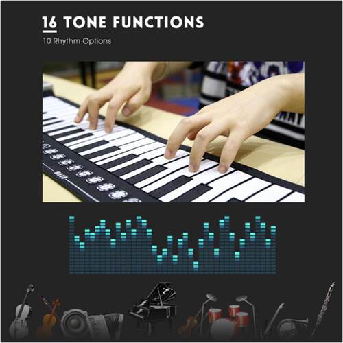极速Piano Foglding Electronic Organ Keyboard Instruments 49