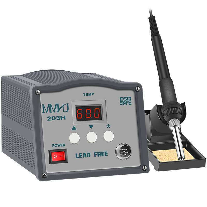极速大功率203H恒温高频焊台90W 205HI调温电焊台电烙铁套装150W