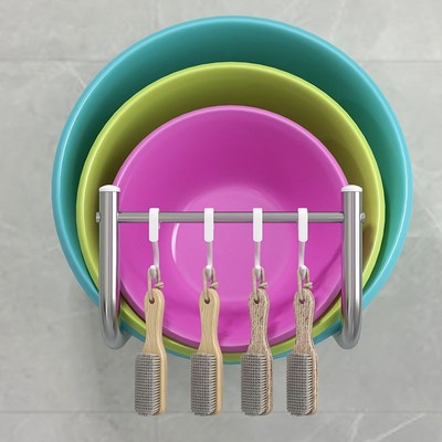 极速Punchd-free bathroom basin shelf washbasin rack basin sh