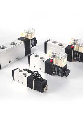 极速气动电磁阀气阀控制阀4V110-M5 4V11I0-06 DC12V DC24V