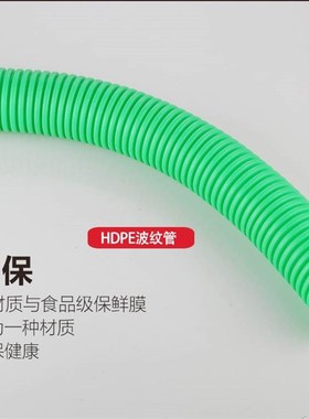 极速新风系统PE管道75 11w0 160中央空调出风室内通风软管波纹管