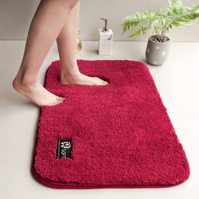 极速Bathroom absworbent floor mat bathrooym ePntrance carpet