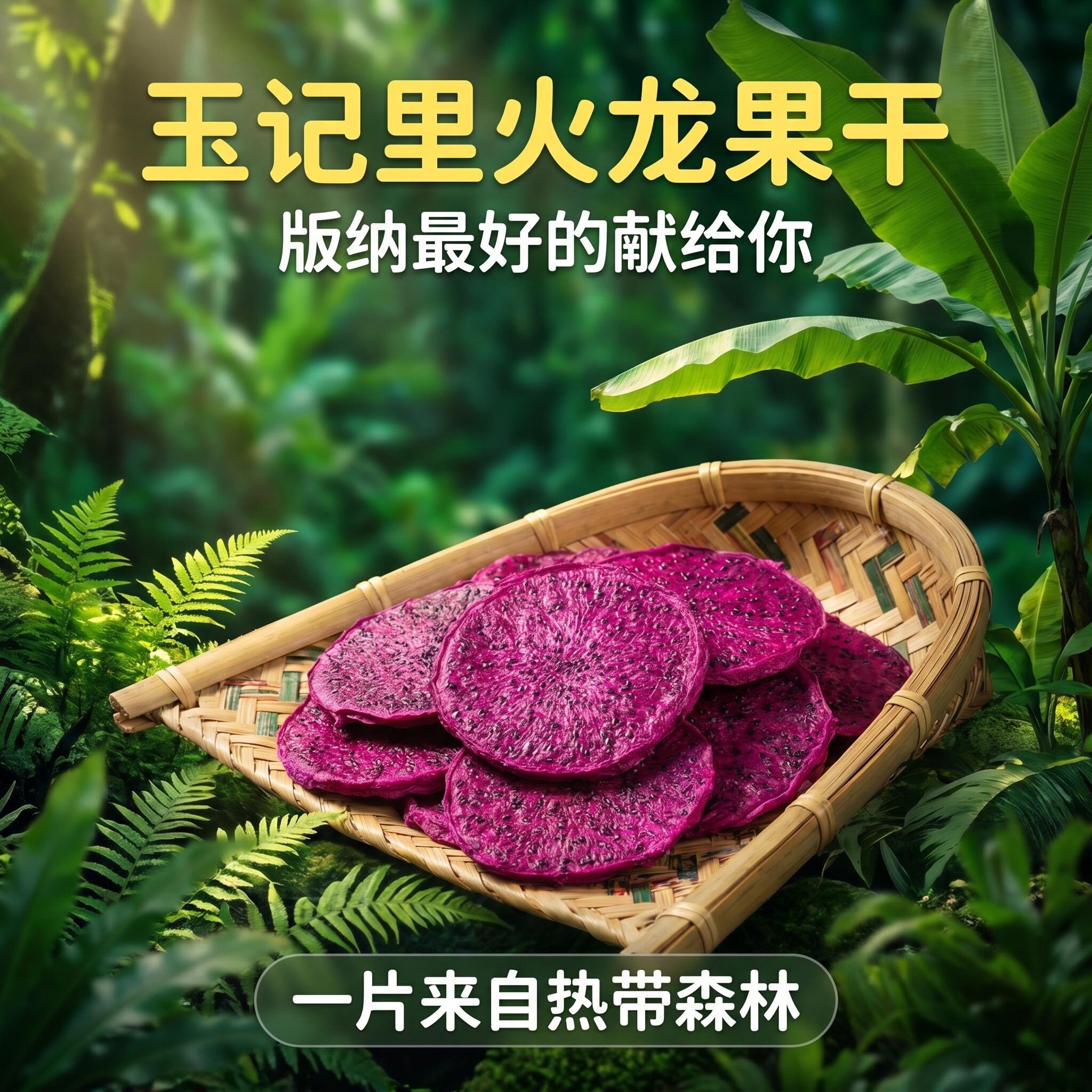 云南西双版纳特产玉记里火龙果干无添加老少皆宜特产伴手礼
