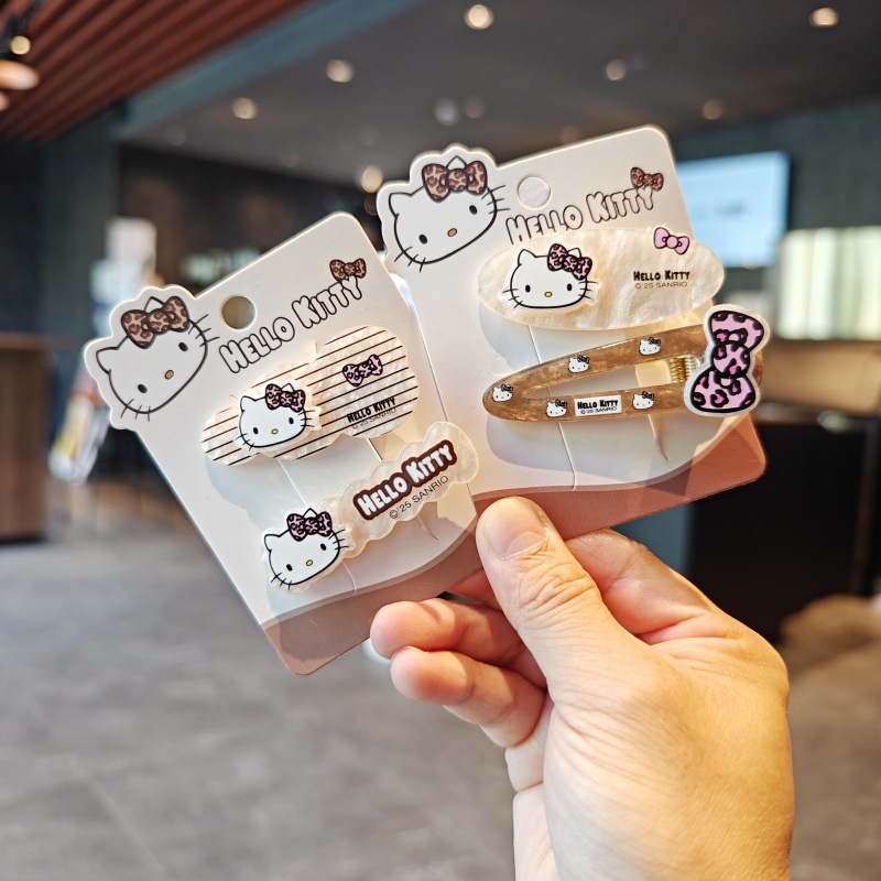 正版授权三丽鸥卡通可爱椭圆发夹