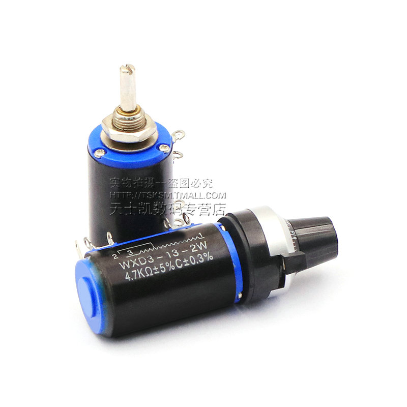 WXD3-13-2W 精密多圈电位器1K 2.2K 3.3K 4.7K 10K 2S2K 47K 100K