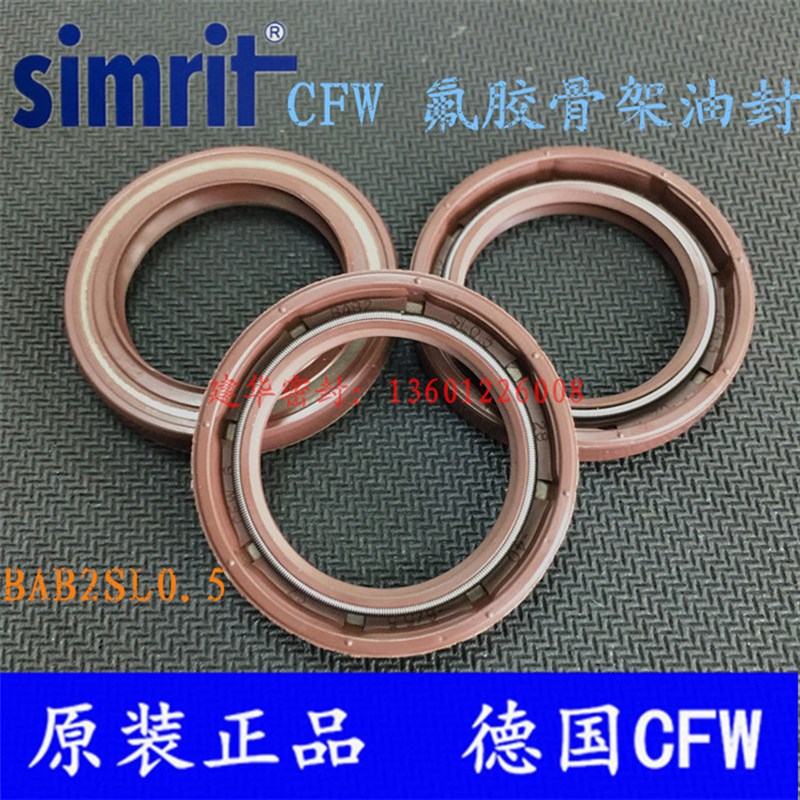 原装CFW 氟胶FPM骨架油封BAB2SL0.5 28*40*6/5.W5马达高压油泵