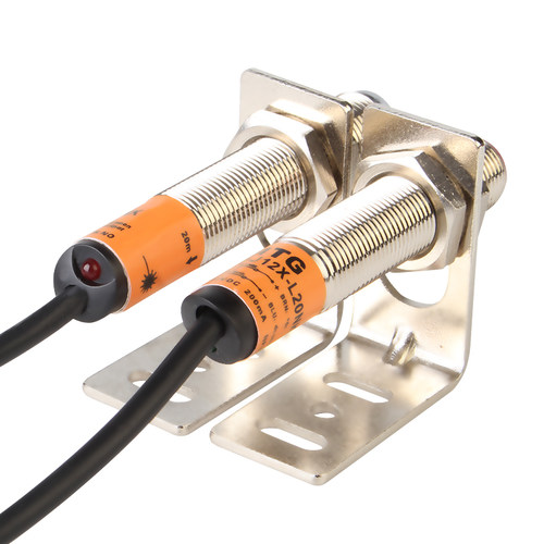 M12激光对射光电开关MT-J12X-L20NK感应开关远程红外传感器NPN24V