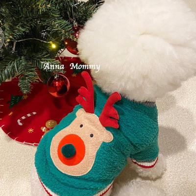 宠物秋冬可爱卫衣狗狗衣服变身装套头帽衫圣诞树猫咪保暖比熊泰迪