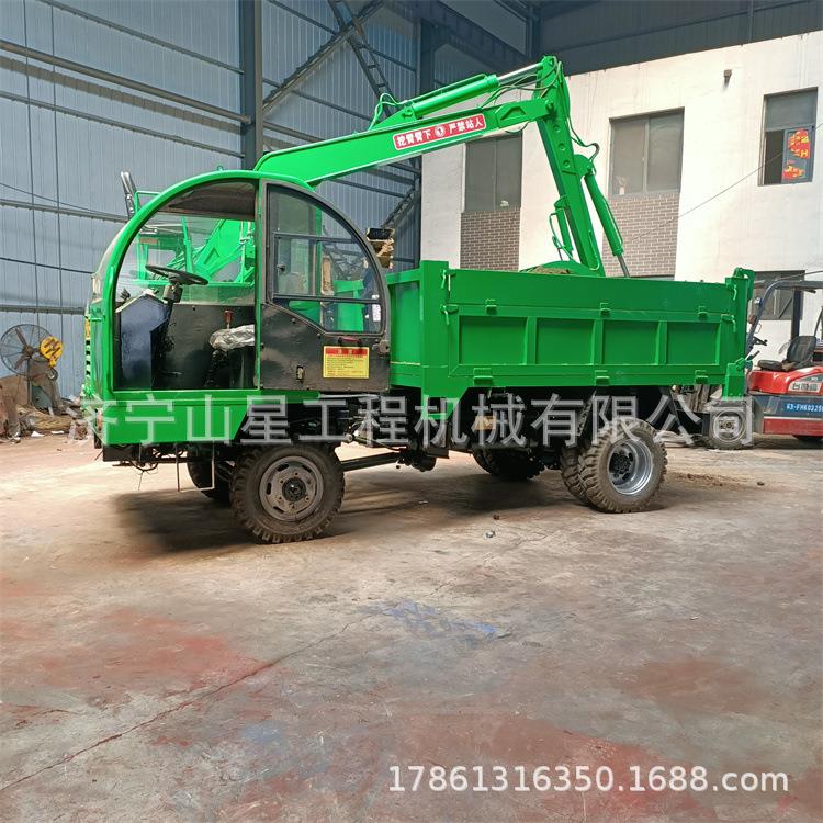 生产四不像随车抓木机 四驱挖掘 抓运一体机 10吨园林自卸运输车