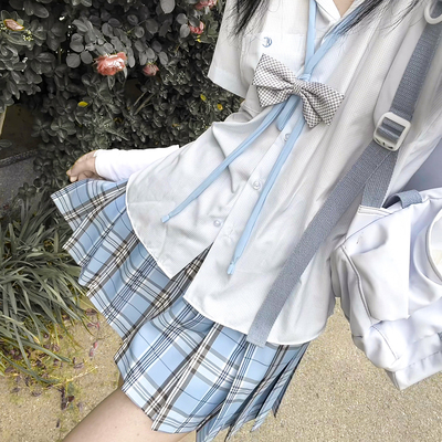 学院风百褶裙A字裙JK格裙