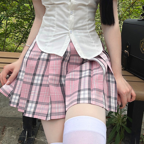 原创正品百褶裙短裙学院风格裙